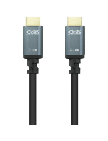 Cable HDMI 2.1 IRIS 8K Nanocable 10.15.8005/ HDMI Macho - HDMI Macho/ 5m/ Negro 2