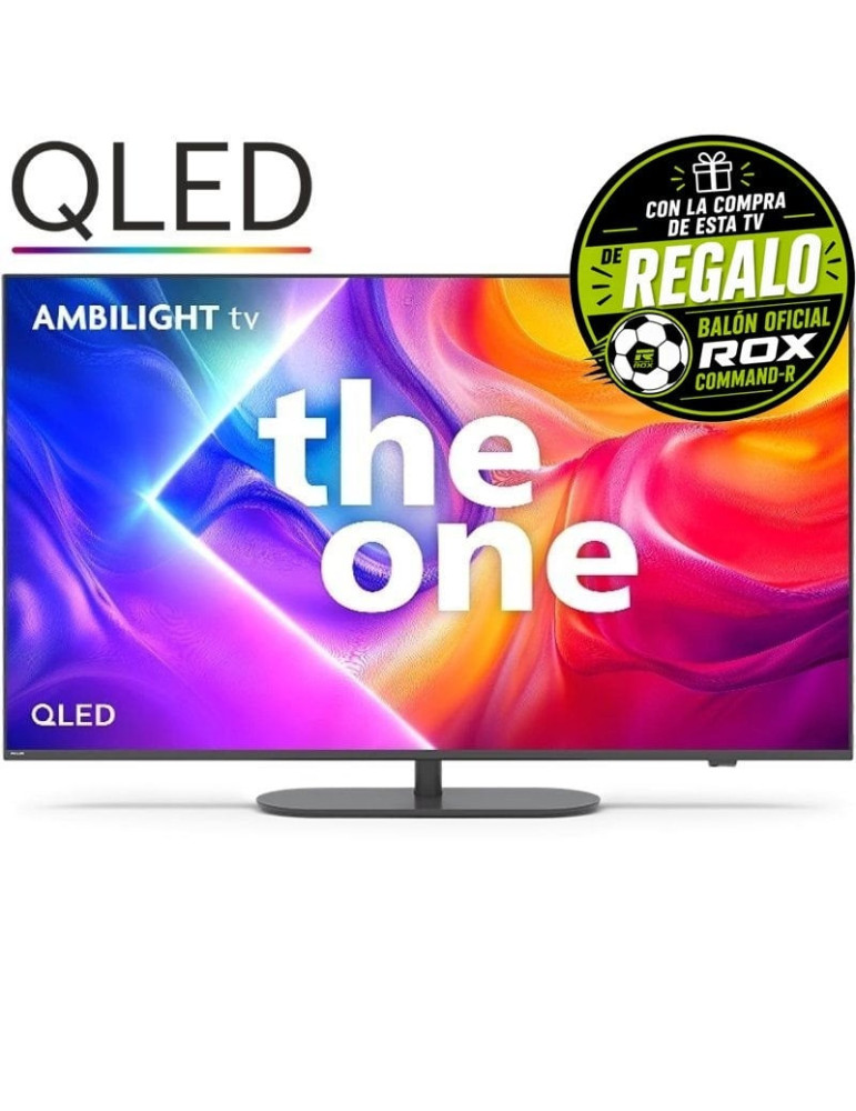 Televisor Philips QLED 43PUS9010 43"/ Ultra HD 4K/ Ambilight/ Smart TV/ WiFi