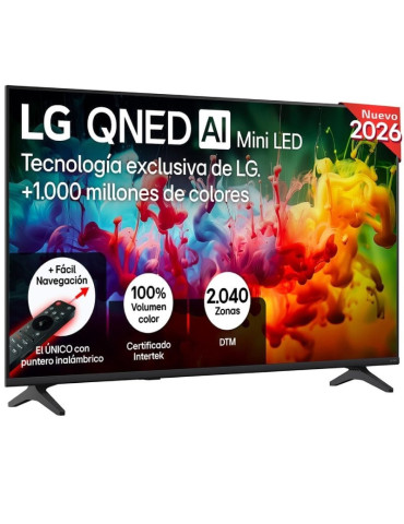 Televisor LG QNED evo AI QNED72 Mini LED 50QNED72B6B 50"/ Ultra HD 4K/ Smart TV/ WiFi 2