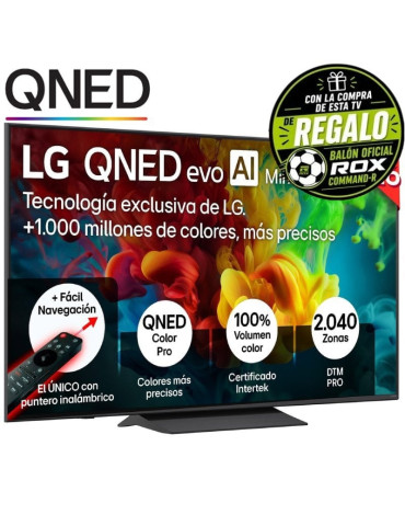 Televisor LG QNED 55QNED83B6A 55"/ Ultra HD 4K/ Smart TV/ WiFi