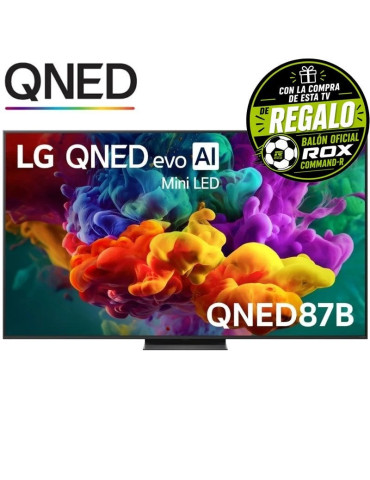 Televisor LG QNED evo AI QNED87 Mini LED 75QNED87B6A 75"/ Ultra HD 4K/ Smart TV/ WiFi