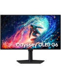 Monitor Gaming Samsung Odyssey OLED G6 G61SH S27HG612SU 27"/ QHD/ 0.03ms/ 240Hz/ QD-OLED/ Regulable en altura/ Negro