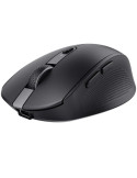 Ratón Inalámbrico Trust Ozaa Compact Wireless/ Batería recargable/ Hasta 3200 DPI/ Negro