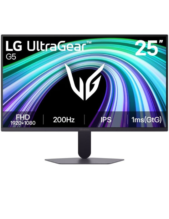 Monitor Gaming LG UltraGear G5 25G523B-B 25"/ Full HD/ 1ms/ 200Hz/ IPS/ Negro