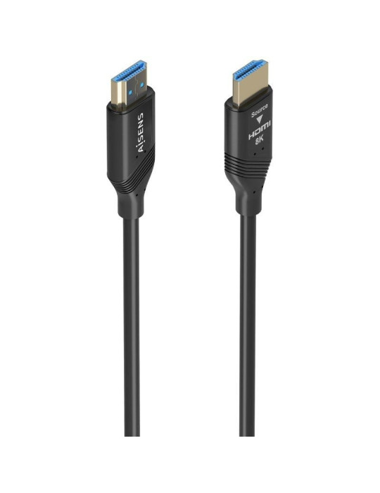 Cable HDMI 2.1 AOC 8K Aisens A153-0937/ HDMI Macho - HDMI Macho/ 30m/ Negro
