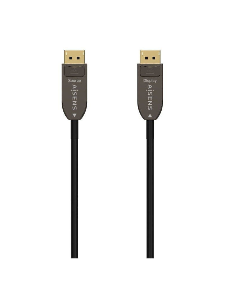 Cable DisplayPort 1.4 AOC 8K Aisens A155-0608/ DisplayPort Macho - DisplayPort Macho/ 20m/ Negro