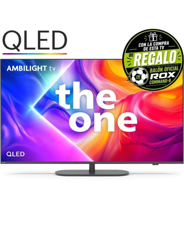 Televisor Philips QLED 50PUS9010 50"/ Ultra HD 4K/ Ambilight/ Smart TV/ WiFi
