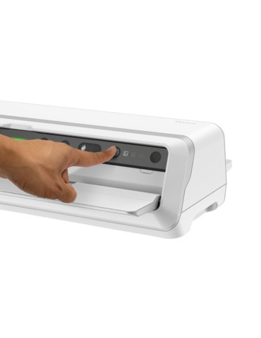 Plastificadora Fellowes LX Venus A3/ hasta A4 y 250 Micras/ Blanca y Gris 2