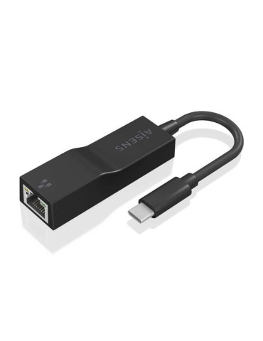 Adaptador USB Tipo-C - RJ45 Aisens A109-0765/ 1000Mbps 2