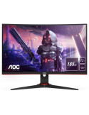 Monitor Gaming Curvo AOC C24G2AE 23.6"/ Full HD/ 1ms/ 165Hz/ VA/ Multimedia/ Negro