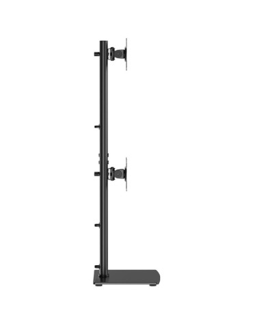 Soporte de Mesa para 2 Monitores Aisens DT34TSR-459/ Giratorio/ Inclinable/ hasta 12kg 2