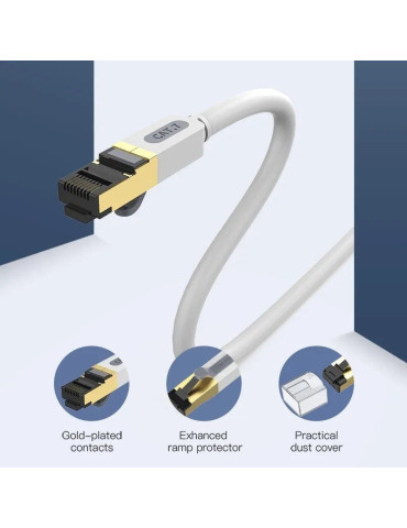 Cable de Red RJ45 SFTP Vention ICDHF Cat.7/ 1m/ Gris 2