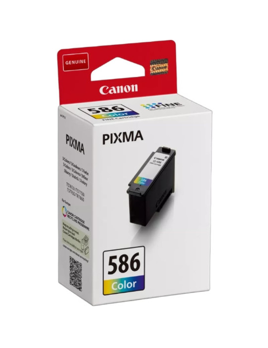 Cartucho de Tinta Original Canon CL-586/ Tricolor