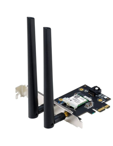 Tarjeta de Red Inalámbrica-PCI Express Asus PCE-BE6500/ 6500Mbps/ 2.4/5/6GHz 2