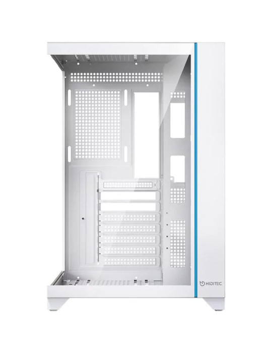 Caja Gaming Semitorre Hiditec H3 Pro// Blanca