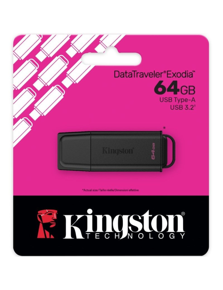 Pendrive 64GB Kingston DataTraveler Exodia Gen2 USB 3.2