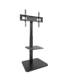 Soporte de Suelo Inclinable/ Ajustable TooQ MOON FS2287M-B para TV de 37-75"/ hasta 40kg