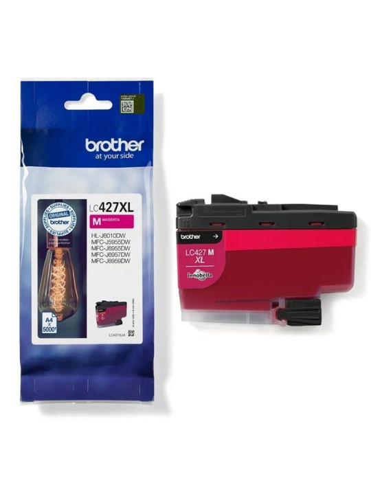 Cartucho de Tinta Original Brother LC-427 XL Alta Capacidad/ Magenta