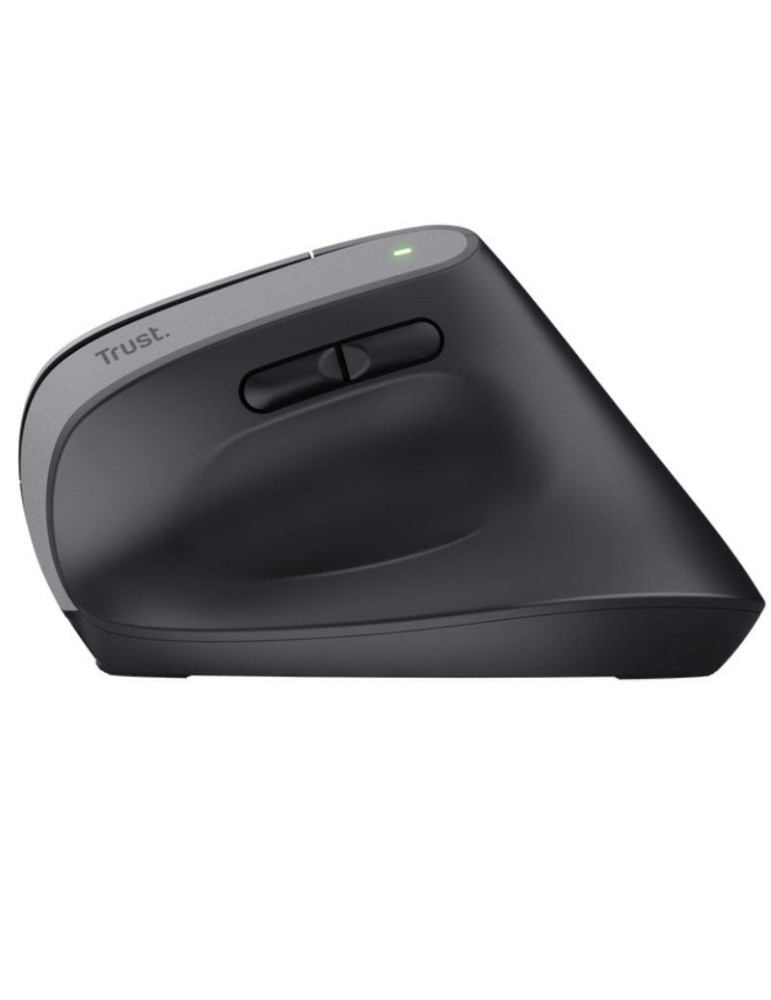 Ratón Vertical Inalámbrico Trust Bayo+/ Batería Recargable/ Hasta 2400 DPI
