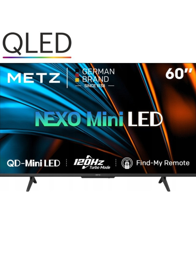 Televisor Metz QLED MiniLED 60MNH7030Z 60"/ Ultra HD 4K/ Smart TV/ WiFi