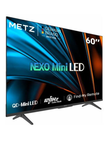 Televisor Metz QLED MiniLED 60MNH7030Z 60"/ Ultra HD 4K/ Smart TV/ WiFi 2