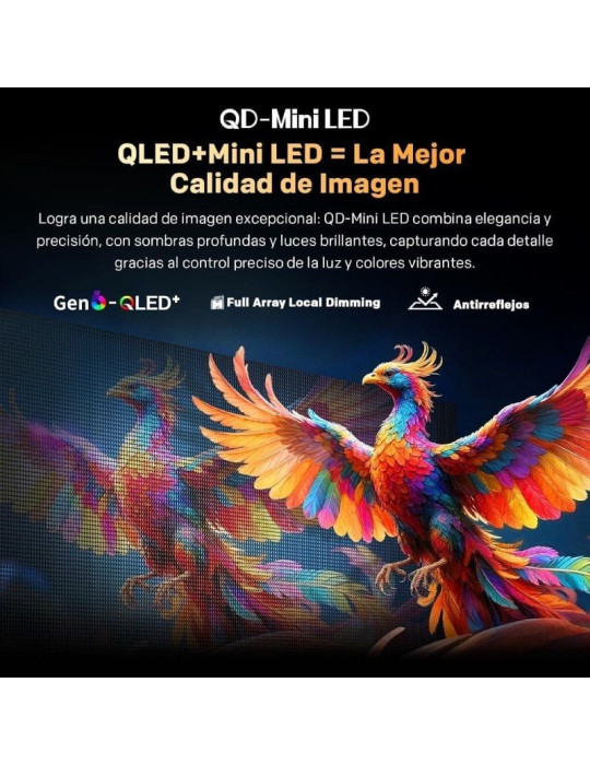 Televisor Metz QLED MiniLED 65MNH7000Z 65"/ Ultra HD 4K/ Smart TV/ WiFi