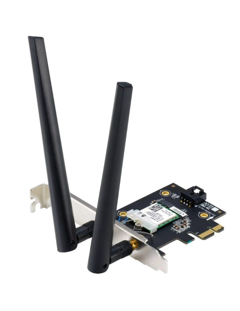 Tarjeta de Red Inalámbrica-PCI Express Asus PCE-BE6500/ 6500Mbps/ 2.4/5/6GHz