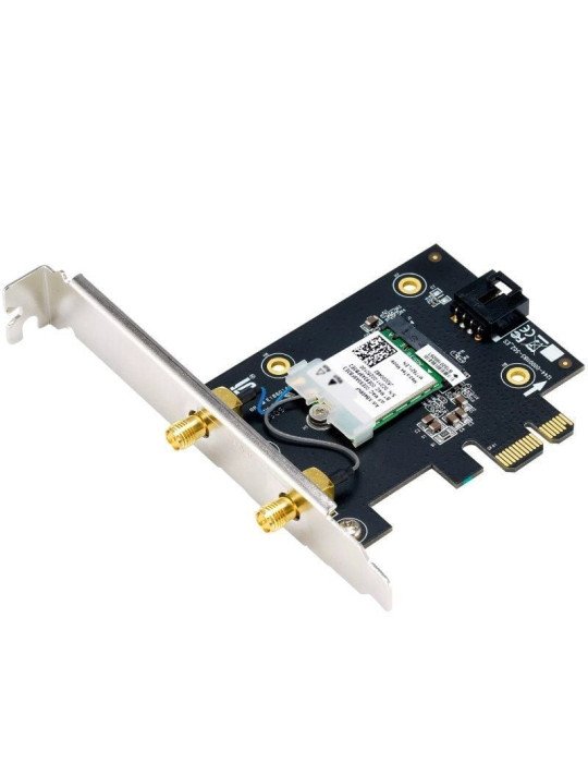 Tarjeta de Red Inalámbrica-PCI Express Asus PCE-BE6500/ 6500Mbps/ 2.4/5/6GHz