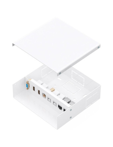 Caja de Conexiones Aisens A127-1031/ VGA - 2x HDMI - Jack 3.5 - 2x USB-B - 2x RJ45