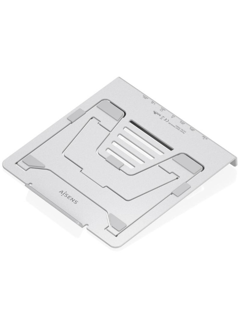 Soporte de Sobremesa - Docking USB Tipo-C Aisens ASUC-7P045-GR/ 1xUSB/ 1xUSB Tipo-C/ 1xHDMI/ 1xRJ45/ 1xLector de Tarjetas/ 1xUSB
