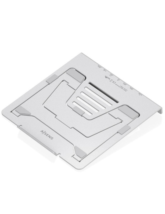 Soporte de Sobremesa - Docking USB Tipo-C Aisens ASUC-7P045-GR/ 1xUSB/ 1xUSB Tipo-C/ 1xHDMI/ 1xRJ45/ 1xLector de Tarjetas/ 1xUSB