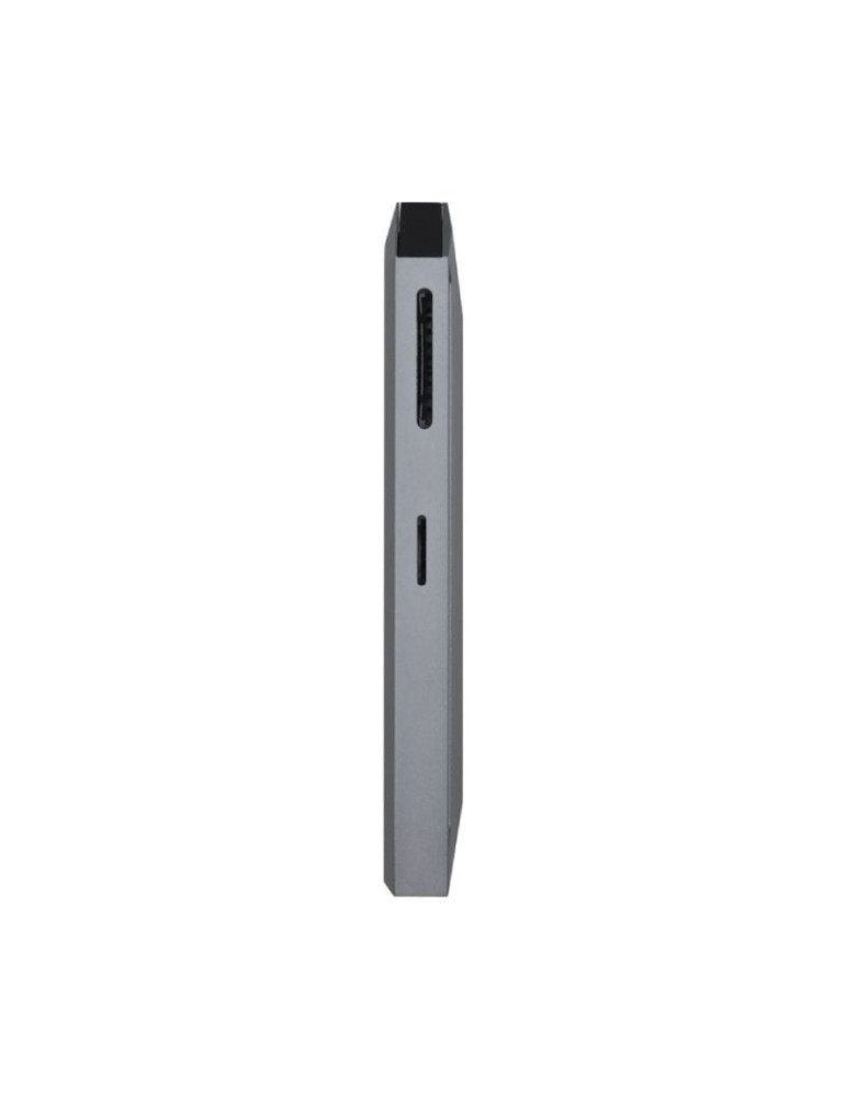 Docking USB Tipo-C Aisens ASUC-8P004-GR/ 1xHDMI 4K/ 3xUSB/ 1xRJ45/ 1xLector Tarjetas / 1xUSB Tipo-C PD/ Gris