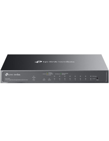 Switch TP-Link Omada ES210GMP 10 Puertos/ RJ-45 10/100/1000/ PoE+/ SFP