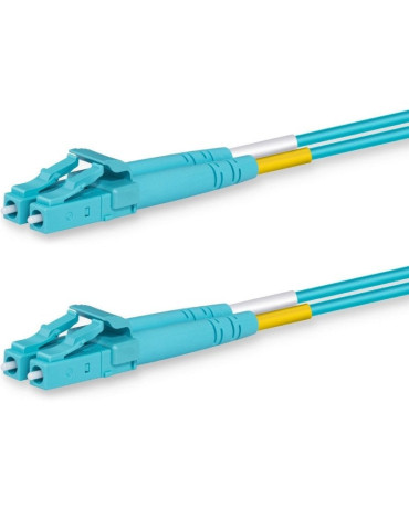 Cable de Fibra Óptica Multimodo Dúplex Lanview LVO231469/ LSZH/ 1m/ Azul