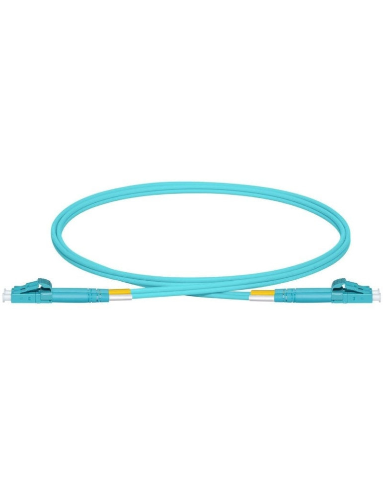 Cable de Fibra Óptica Multimodo Dúplex Lanview LVO231469/ LSZH/ 1m/ Azul