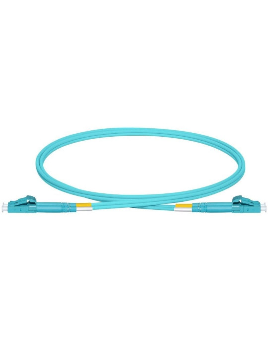 Cable de Fibra Óptica Multimodo Dúplex Lanview LVO231469/ LSZH/ 1m/ Azul