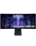 Smart Monitor Gaming Ultraparonámico Curvo Samsung OdysseyG8 S34BG850SU 34"/ UWQHD/ 0.1ms/ 175Hz/ OLED/ Multimedia/ Regulable en