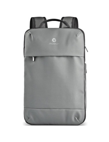 Mochila Expansible NGS Monray Sacks Horizon para Portátiles hasta 14"/ Impermeable/ Gris