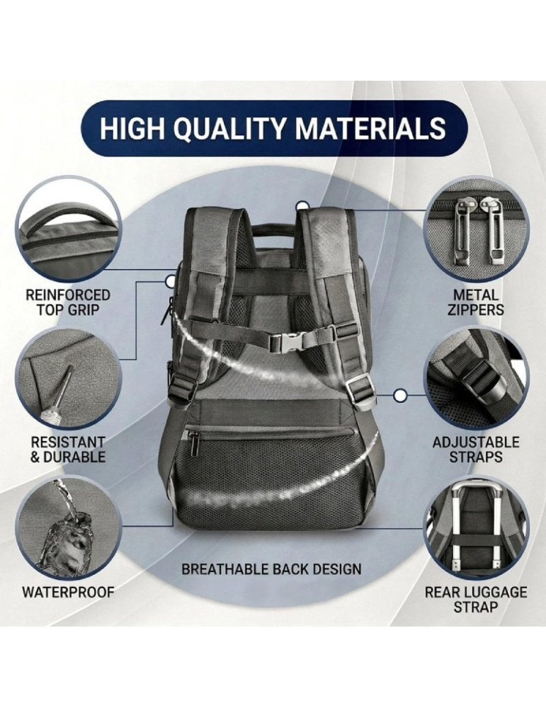 Mochila Expansible NGS Monray Sacks Horizon para Portátiles hasta 14"/ Impermeable/ Gris