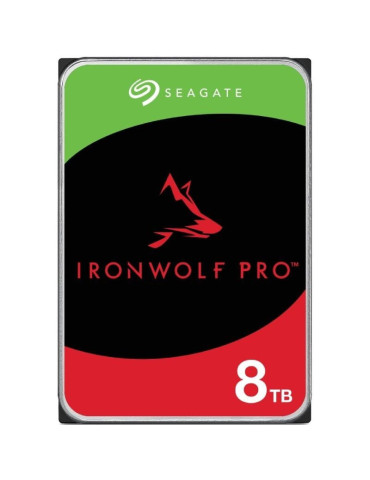 Disco Duro Seagate IronWolf Pro NAS ST8000NT001 8TB/ 3.5"/ SATA III/ 256MB