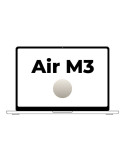 Apple Macbook Air 13,6"/ M3 8-Core CPU/ 24Gb/ 512Gb SSD/  10-Core GPU/ Blanco Estrella