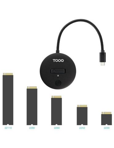 Docking Station para SSD M2 SATA/NVMe TooQ TQDS-100B 2