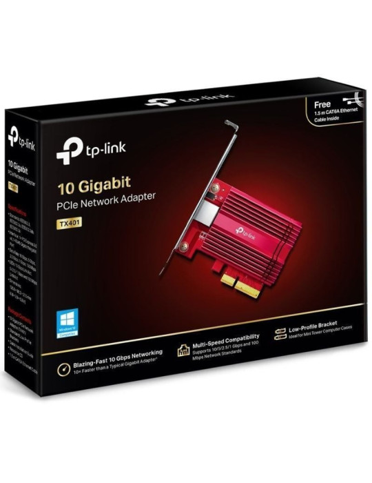 Tarjeta de Red RJ45-PCI Express TP-Link TX401/ 10Gbps