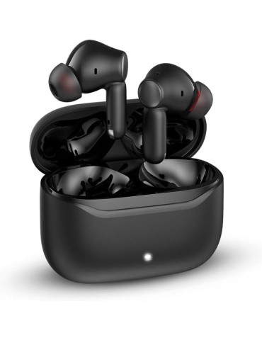 Auriculares Bluetooth SPC Ether 3 Pro con estuche de carga/ Autonomía 8h/ Negro 2