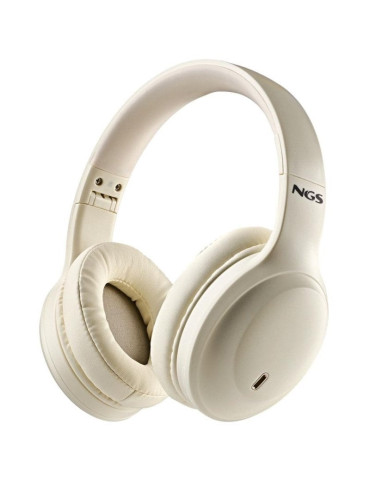 Auriculares Inalámbricos NGS Artica Glacier/ con Micrófono/ Bluetooth/ Beiges