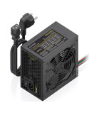 Fuente de Alimentación Aisens ASPC-500ATX-PSEBK/ 500W/ Ventilador 12cm