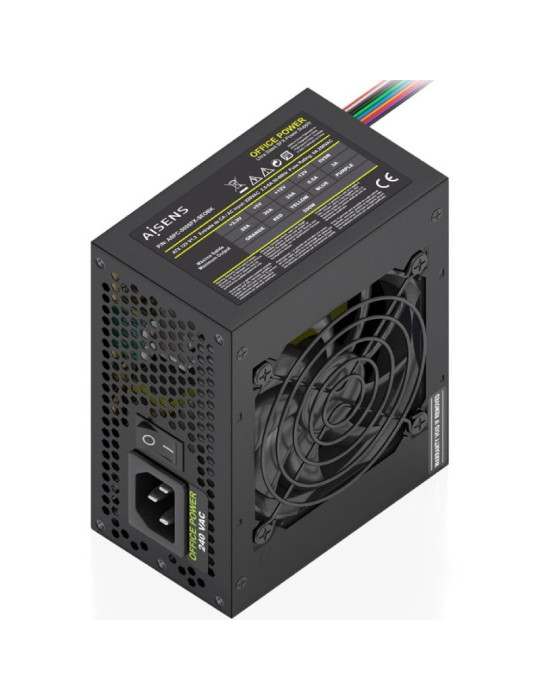 Fuente de Alimentación SFX Aisens ASPC-500SFX-SEOBK/ 500W/ Ventilador 8cm