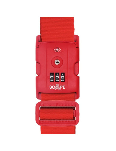 Correa para Maleta con Combinación Scape Travel E0121/ Roja
