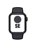 Apple Watch SE/ GPS/ 40mm/ Caja de Aluminio Medianoche/ Correa Deportiva Medianoche M/L