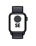 Apple Watch SE/ GPS/ 40mm/ Caja de Aluminio Medianoche/ Correa Loop Deportiva Tinta